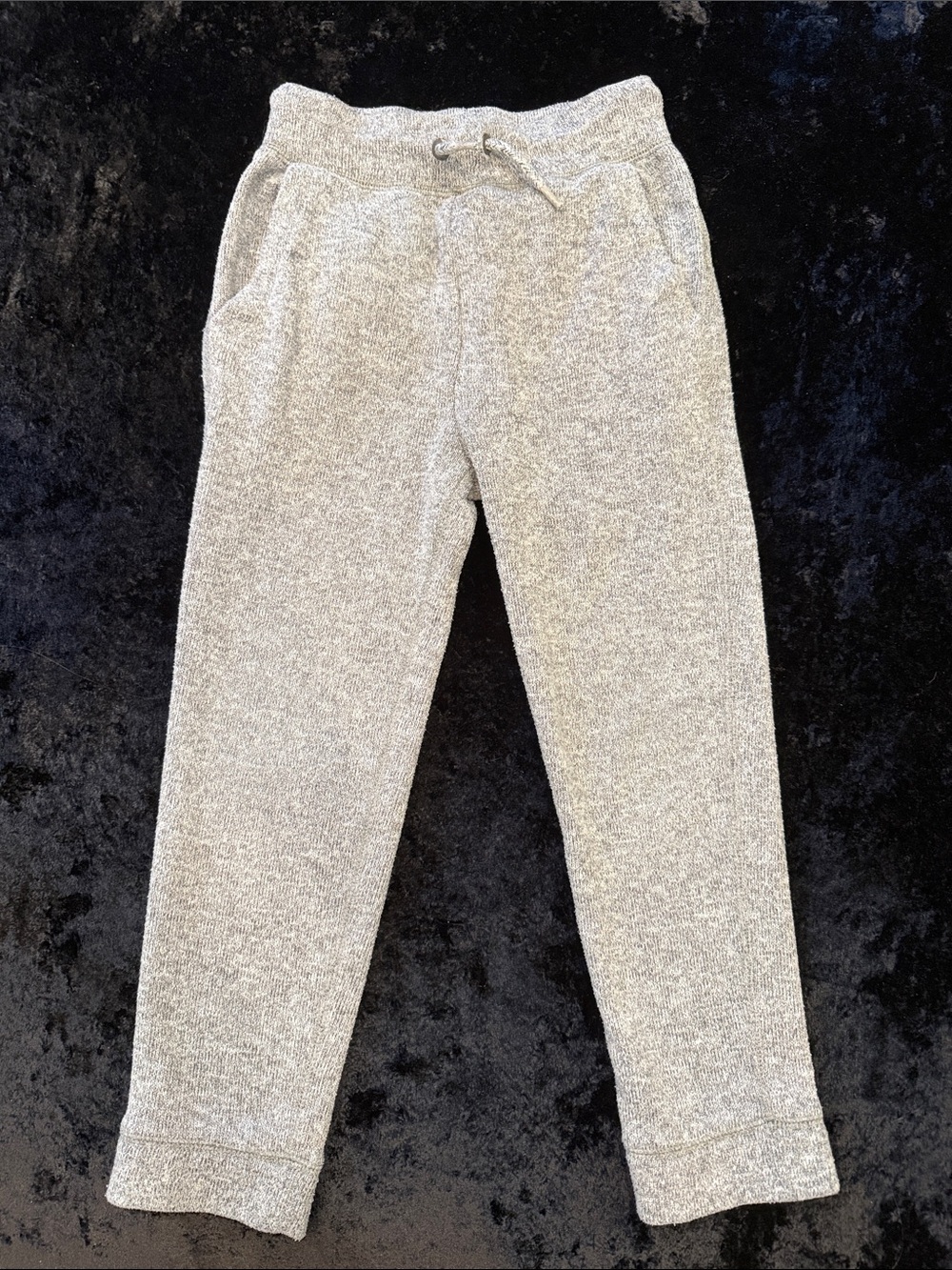 GAP Heather Gray Knit Jogger Pants